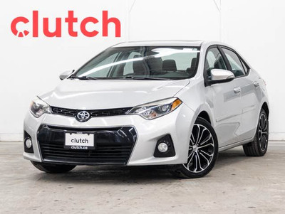 2014 Toyota Corolla S w/ Technology Pkg w/ Rearview Cam, Bluetoo