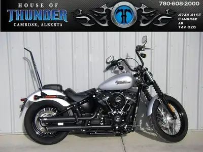 The Street Bob® motorcycle gives you the two-fists-in-the-wind riding experience stripped down to th...