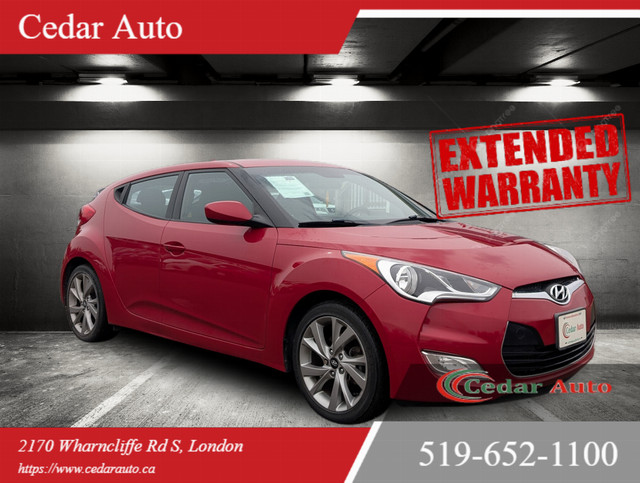 2016 Hyundai Veloster 2 YEAR POWER TRAIN WARRANTY | MANAGER SPEC in Cars & Trucks in London