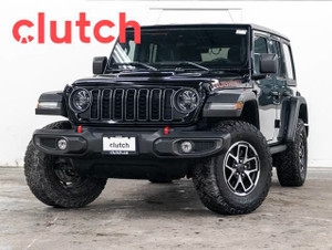 2024 Jeep Wrangler Rubicon 4X4 w/ Apple CarPlay & Android Auto, Dual Zone A/C, Rearview Cam