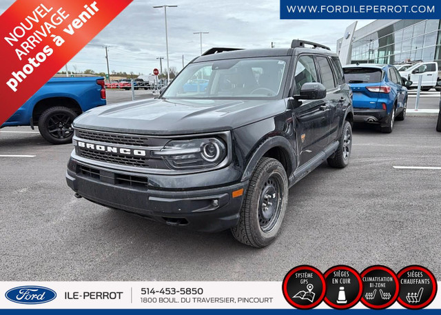 2022 Ford BRONCO SPORT BADLANDS 4X4, CUIR, SIÈGES CHAUFFANTS in Cars & Trucks in City of Montréal