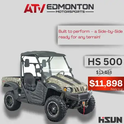 Limited Time Offer! 2 years warranty | Service department in Edmonton Financing https://atvedmonton....