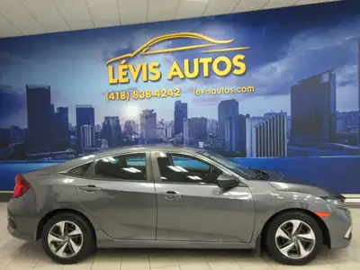 HONDA CIVIC 2020 LX ÉDITION / INTÉRIEUR EN TISSU CHAUFFANT / BLUETOOTH / CAMÉRA DE RECUL / ROUES 16...