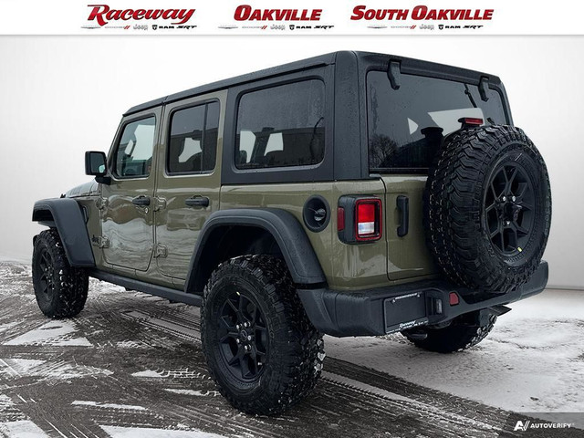 2025 Jeep Wrangler WILLYS | 4 DOOR | 4X4 | BLACK HARDTOP | in Cars & Trucks in Mississauga / Peel Region - Image 4