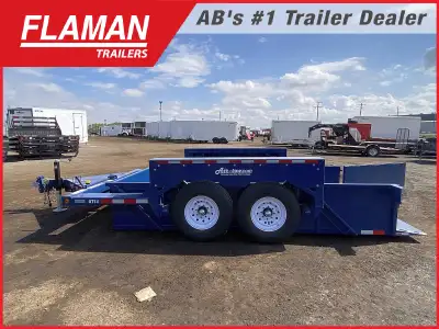 2024 AIR-TOW UT14-10 TANDEM AXLE UTILITY TRAILER Air-tow eliminates the need for difficult tilt beds...