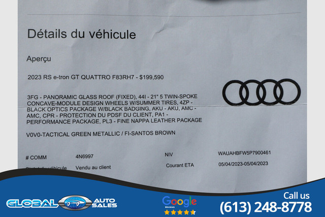 2023 Audi RS E-tron GT Performance in Cars & Trucks in Ottawa - Image 4