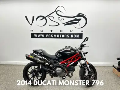 -No Payments for 1 Year Introducing the iconic 2014 Ducati Monster 796, a true embodiment of power,...