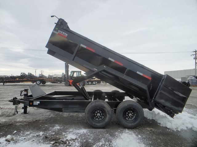 2022 FACTORY OUTLET TRAILERS 7X14ft Dump Trailer in Cargo & Utility Trailers in Kamloops - Image 4