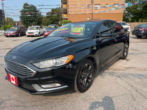 2018 Ford Fusion SE BT U-CONNECT REV CAM PWR HEAT LEATHER SPORT...PERFECT
