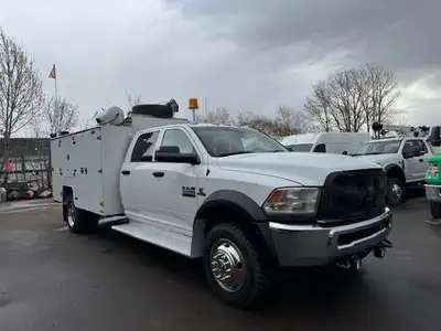 2018 Ram 5500 ST Service Truck 4x4 Automatic Transmission 6.7L Cummins Diesel Engine Crew Cab Power...