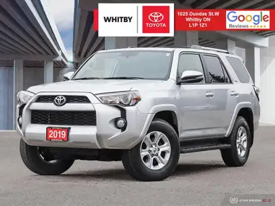 2019 Toyota 4Runner SR5 4WD Sport Utility / Black Leather / No A