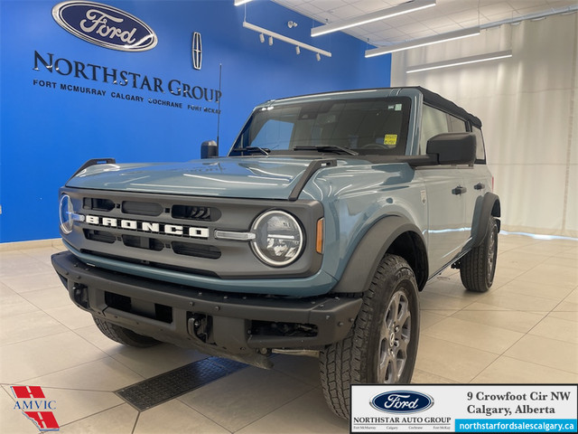 2023 Ford Bronco Big Bend REMOTE STARTER - SOFT TOP - TOWING CAP in Cars & Trucks in Calgary