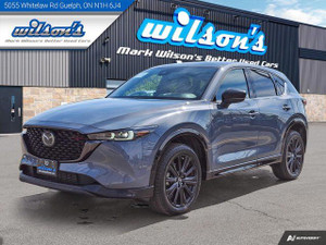 2022 Mazda CX-5 Sport Design w/Turbo | Leather | Nav | Sunroof | HUD | Adaptive Cruise | New Tires |