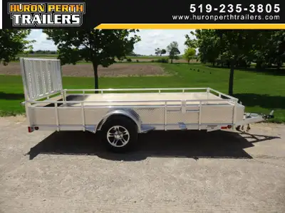 Huron Perth Trailers 2022 Millroad MS6612 Aluminum Utility Trailer 5'6" Width x 12' Length Aluminum...