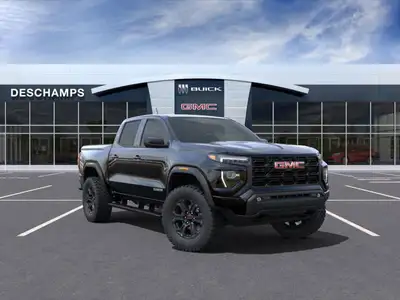 Ce GMC Canyon 2025 version Elevation cabine multiplace 4RM est un camion neuf, offert par Deschamps...