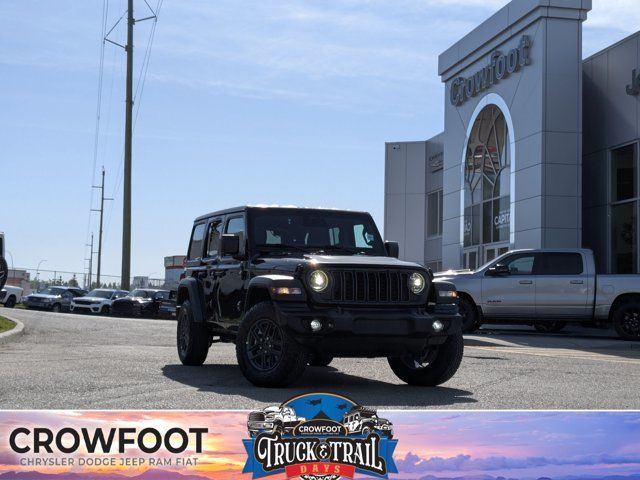 2025 Jeep Wrangler Sport S - LED Headlamps - 12.3-Inch Display in Cars & Trucks in Calgary
