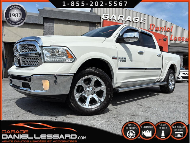 Ram 1500 LARAMIE CREW BOITE 5.5', CUIR VENTILÉ, TOIT, GPS 2017 in Cars & Trucks in St-Georges-de-Beauce - Image 2