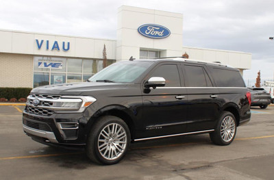  2022 FORD EXPEDITION PLATINUM MAX 4X4 3.5L GPS CUIR TOIT PANO E