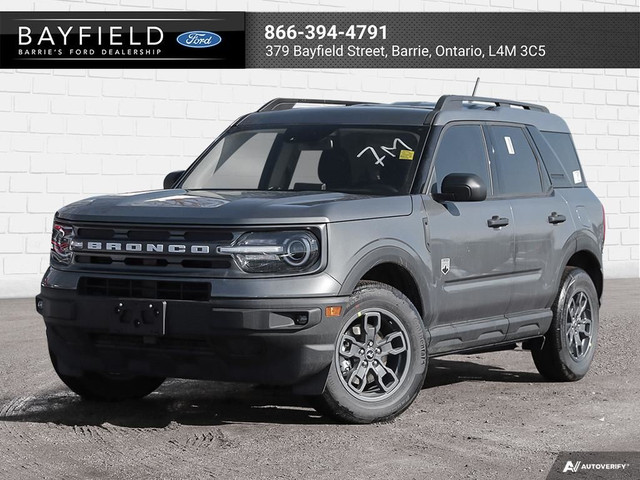 2024 Ford BRONCO SPORT BIG BEND Rubberized Seats | Convenience | in Cars & Trucks in Barrie