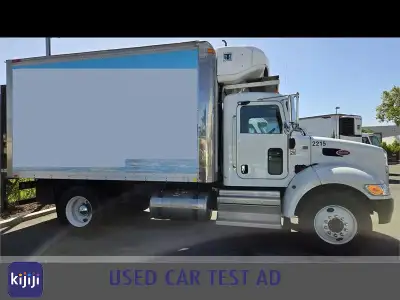 Free Winter tires with all purchases! 2021 PETERBILT 330 REEFER VAN, 40,144 Miles, PX7 Paccar 260 HP...