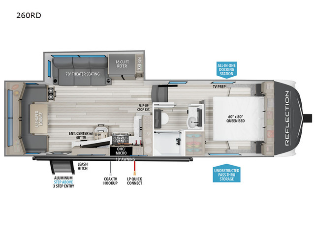 2024 Grand Design Reflection 150 Series 260RD in Travel Trailers & Campers in Ottawa - Image 2