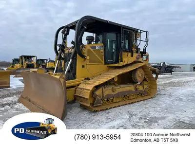 2018 Caterpillar D6T LGP Crawler Dozer Enclosed air conditioned cab, Rear view camera, Powershift tr...