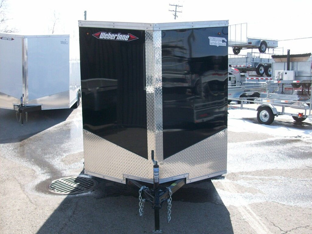 2025 Weberlane CARGO 6' X 10' V-NOSE 1 ESSIEUX 3 PORTES CONTRACT in Cargo & Utility Trailers in Laval / North Shore - Image 2