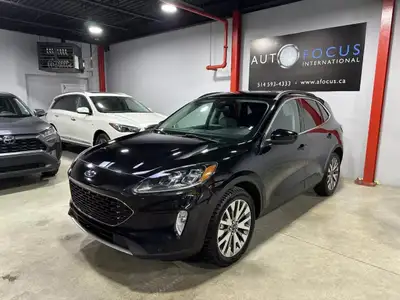 2021 Ford Escape Hybrid TITANIUM - INT., EN CUIR - NAVIGATION - CAMERA DE RECUL - ALERT A L'ANGLE MO...