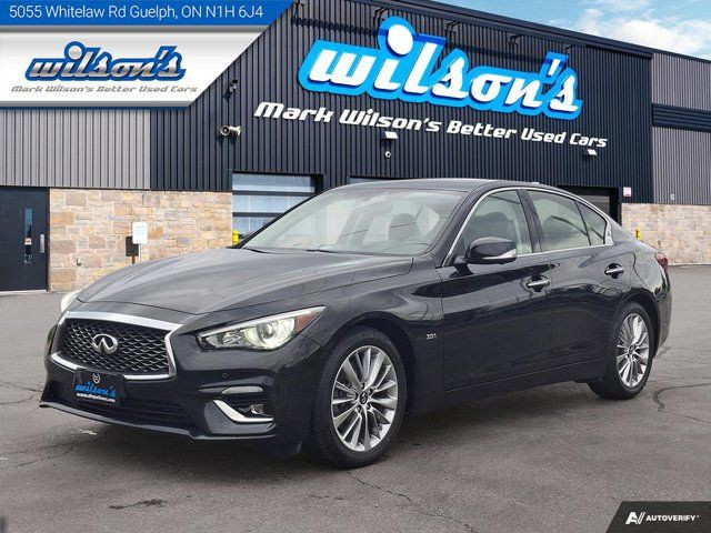 2018 INFINITI Q50 3.0t LUXE AWD | Leather | Sunroof | Navi in Cars & Trucks in Guelph