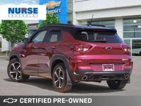This 2023 Chevrolet Trailblazer RS boasts a striking Crimson Metallic exterior and a sporty Jet Blac... (image 2)