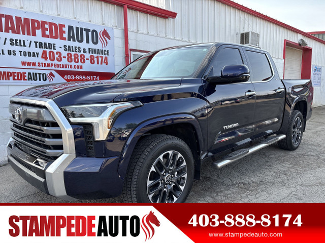 2023 Toyota Tundra 4WD LIMITED | CREWMAX | 4X4 | 3.5L | SUNROOF  in Cars & Trucks in Calgary