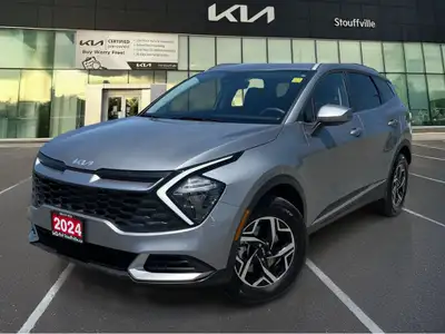 2024 KIA SPORTAGE LX AWD | HEATED SEATS | APPLE CARPLAY | DRIVE-WISE SAFETY | ONE OWNER | LOW MILEAG...