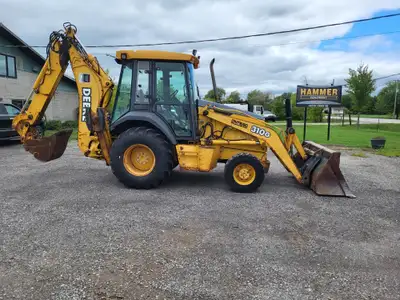 2003 John Deere 310G Backhoe, 4045D 78hp diesel engine, 4x4, 4spd geared transmission with forward a...
