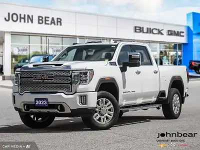 2023 GMC Sierra 2500HD Denali CLEAN CARFAX | LOCAL TRADE 10-Speed Automatic, 4WD, Jet Black Leather,...