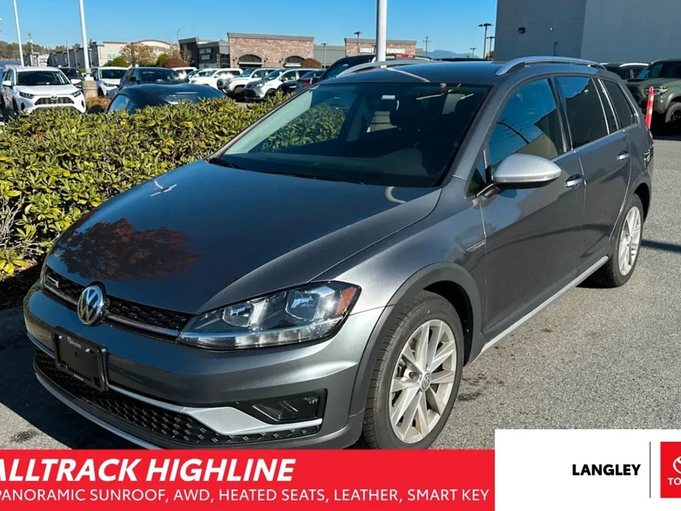 2019 Volkswagen Golf Alltrack HIGHLINE; AUTOMATIC, PANORAMIC SUN