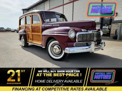 1947 Mercury 79M Woodie Wagon – Une pièce de collection RARE ! Un véritable bijou de l’histoire auto...