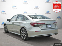 New Price! Solar Silver Metallic 2025 Honda Civic Hybrid Sport Touring Hybrid | Leather | Sunroof |... (image 2)