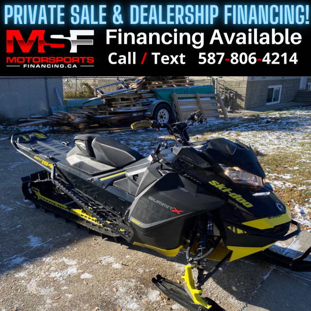 2017 SKIDOO SUMMIT X 850 154 (FINANCING AVAILABLE) in Snowmobiles in Strathcona County
