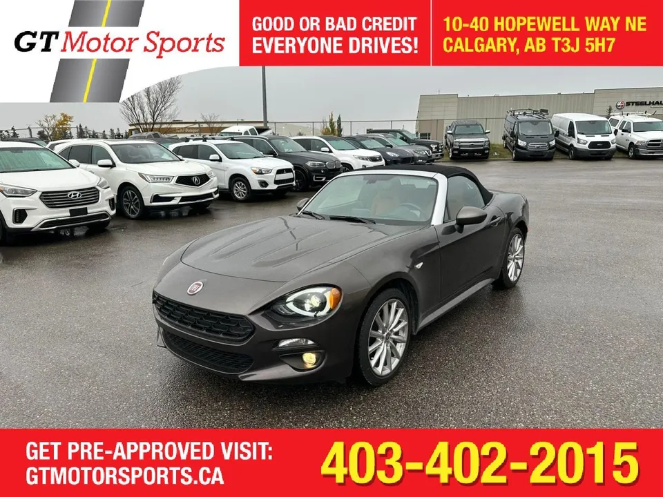 2017 Fiat 124 Spider CONVERTIBLE | LEATHER | BACKUP CAM |