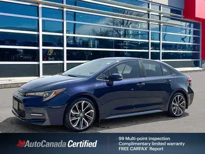 Just Arrived! Check out this 2020 Toyota Corolla XSE featured in Dark Blue! This Corolla is equipped...