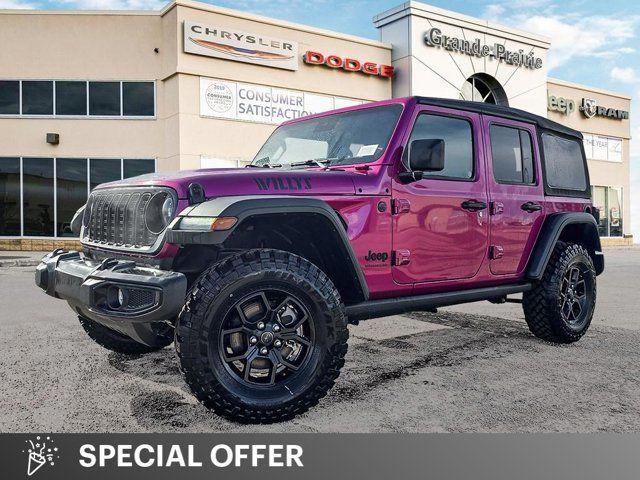2024 Jeep Wrangler Willys | Heated Seats | Remote Start | in Cars & Trucks in Grande Prairie