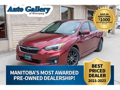  2019 Subaru Impreza SPORT AWD, SUNROOF, HEATED SEATS, CARPLAY