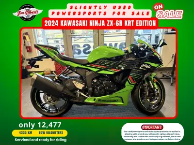 Only 4,335 KM, Lightly used!Fully Serviced + Kawasaki Extended Warranty until May 2027Unlock Track-R...