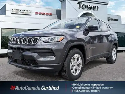 Come see this 2024 Jeep Compass Sport. Its Automatic transmission and Intercooled Turbo Regular Unle...