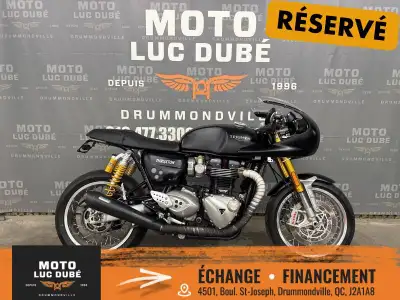 Triumph Thruxton R 2018 14 928 KM FREINS ABS SUSPENSION SPORT OHLINS ÉCHAPPEMENT VANCE-HINES FREINS...