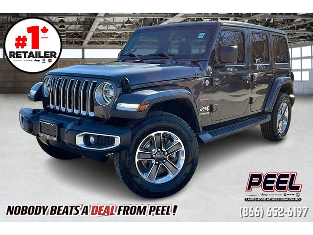  2020 Jeep WRANGLER UNLIMITED Sahara | Dual Top | LED | Heated L in Cars & Trucks in Mississauga / Peel Region