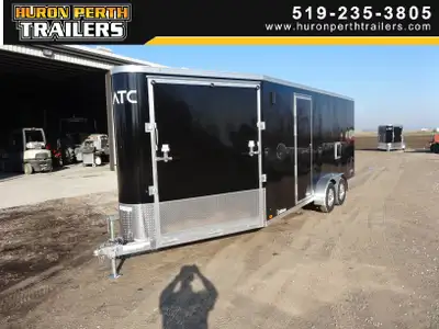 HURON PERTH TRAILERS BLOW OUT SALE!!!! 2023 ATC 7x18+6 Aluminum Snowmobile Trailer 7ft Wide x 18ft L...