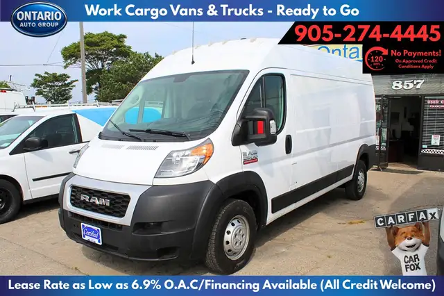 2019 Ram ProMaster 2500 W/159 WB, High Roof, Backup62940369002627123