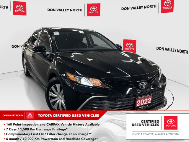 2022 Toyota Camry LE CERTIFIED | ACCCIDENT FREE | CARPLAY in Cars & Trucks in City of Toronto