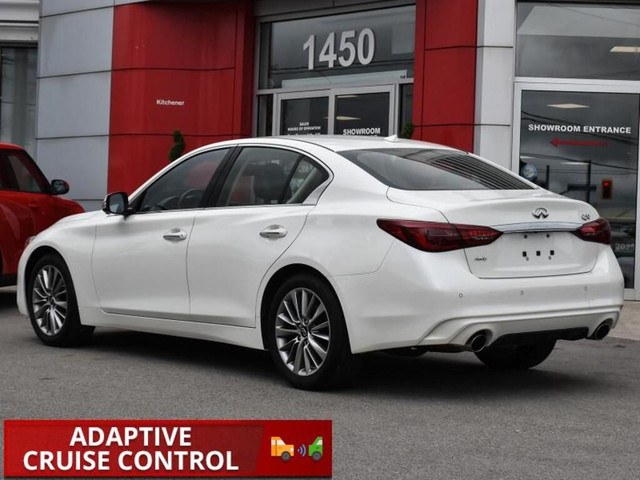 2023 Infiniti Q50 LUXE AWD-Leather| Roof| Camera in Cars & Trucks in Kitchener / Waterloo - Image 4